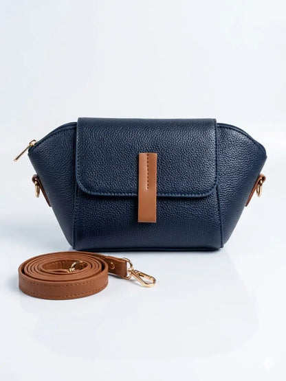 Girl's Faux Leather Plain Satchel Bag