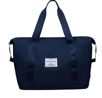 Large Capacity Travel Duffel Bag with Expandable Compartment | Foldable Weekender Gym Bag